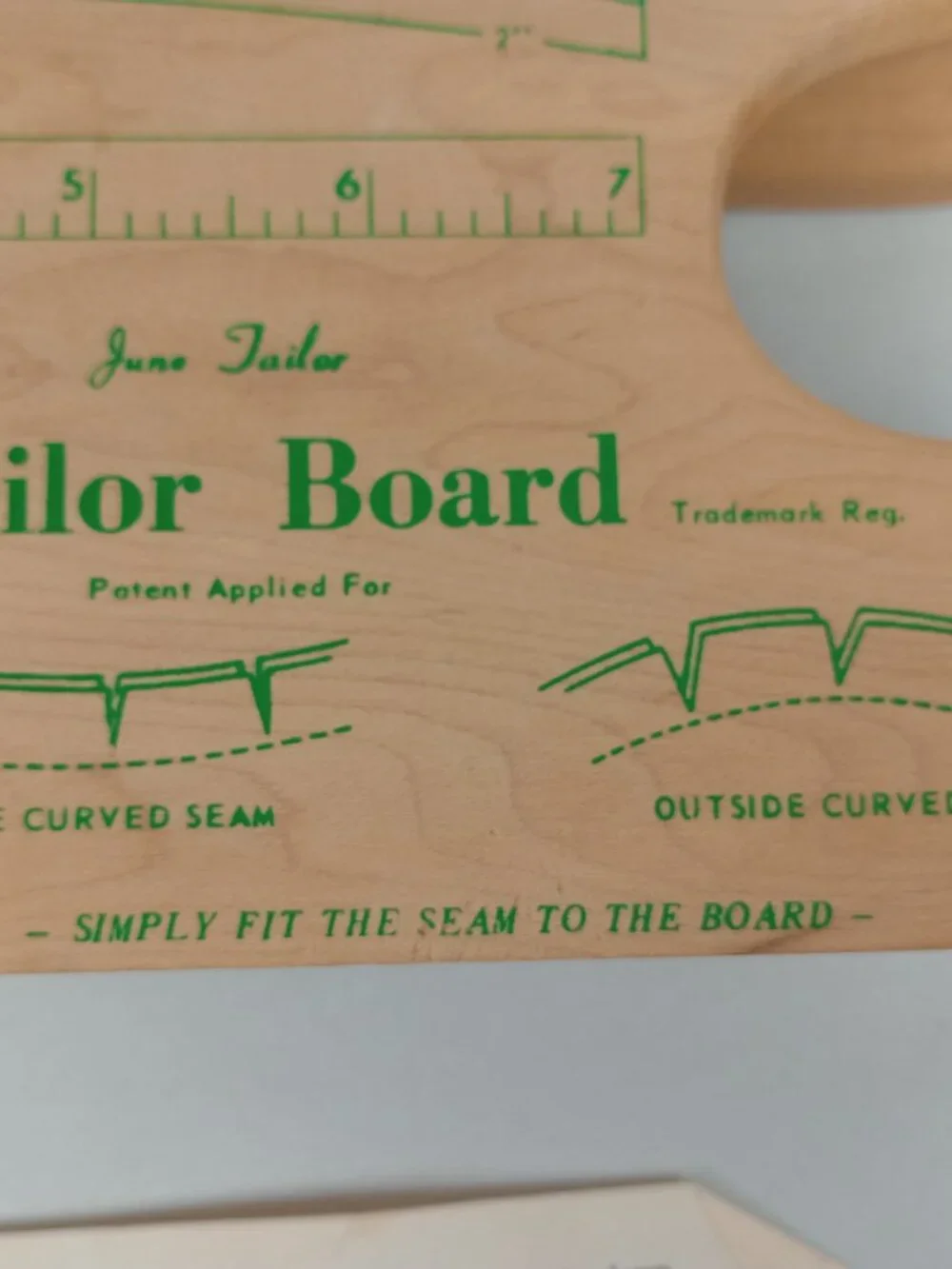 VTG June Tailor Inc. Tailor Board Seamstress‎ Folding Pressing Board With Cover